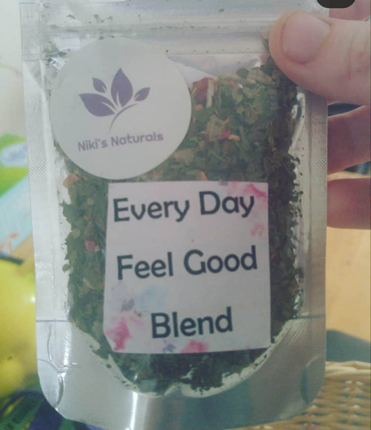 Bag of Nicki’s Natural Every Day Feel Good Blend Tea